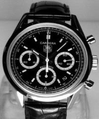 2000s TAG HEUER MENS SS CARRERA AUTOMATIC DATE CHRONOGRAPH r